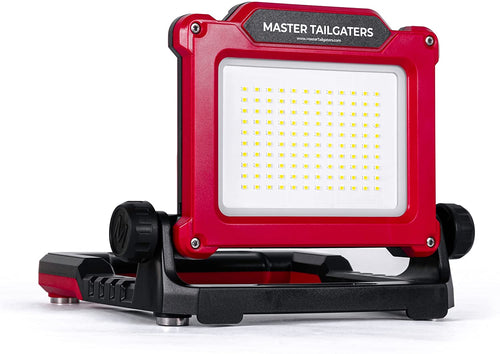 FLUD 3500 magnetic LED work light compatible with Black+Decker, Porter-Cable and Stanley 18V–20V batteries