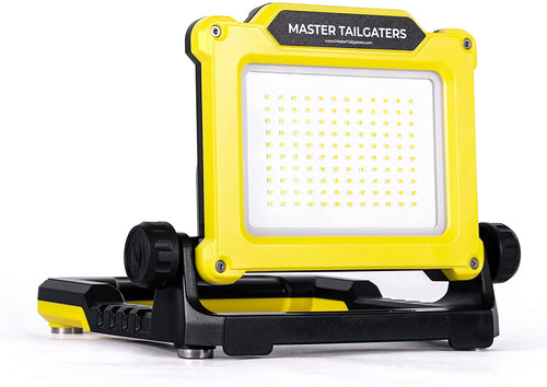 FLUD 3500 magnetic LED work light compatible with DeWalt 20V batteries