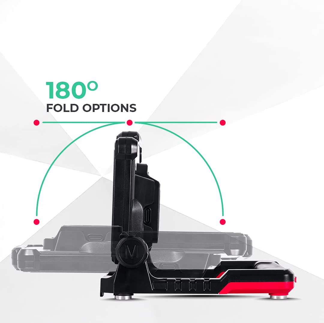 FLUD 3500 magnetic LED work light compatible with Makita 18V batteries