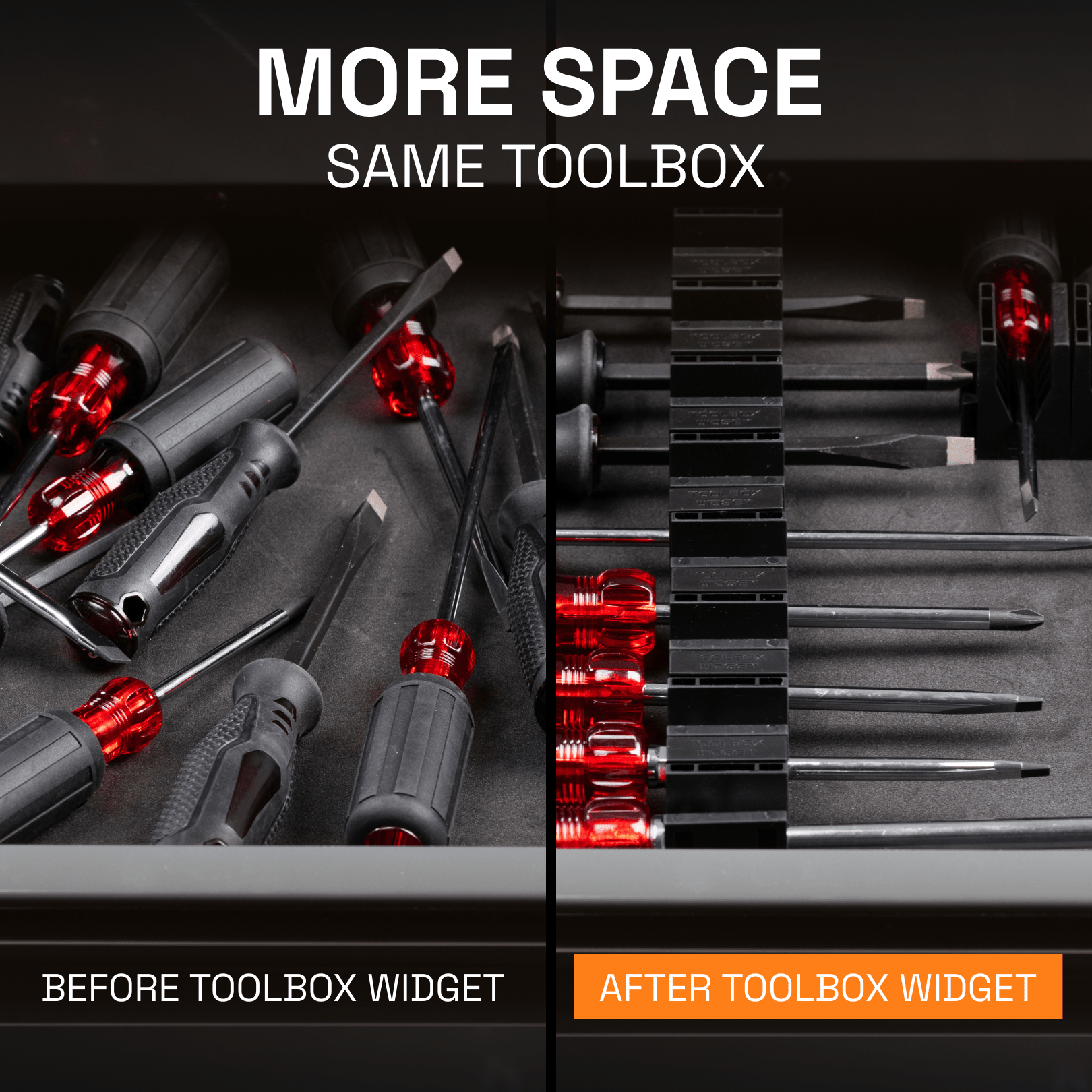 Toolbox Widget Magnetic Screwdriver Organizer