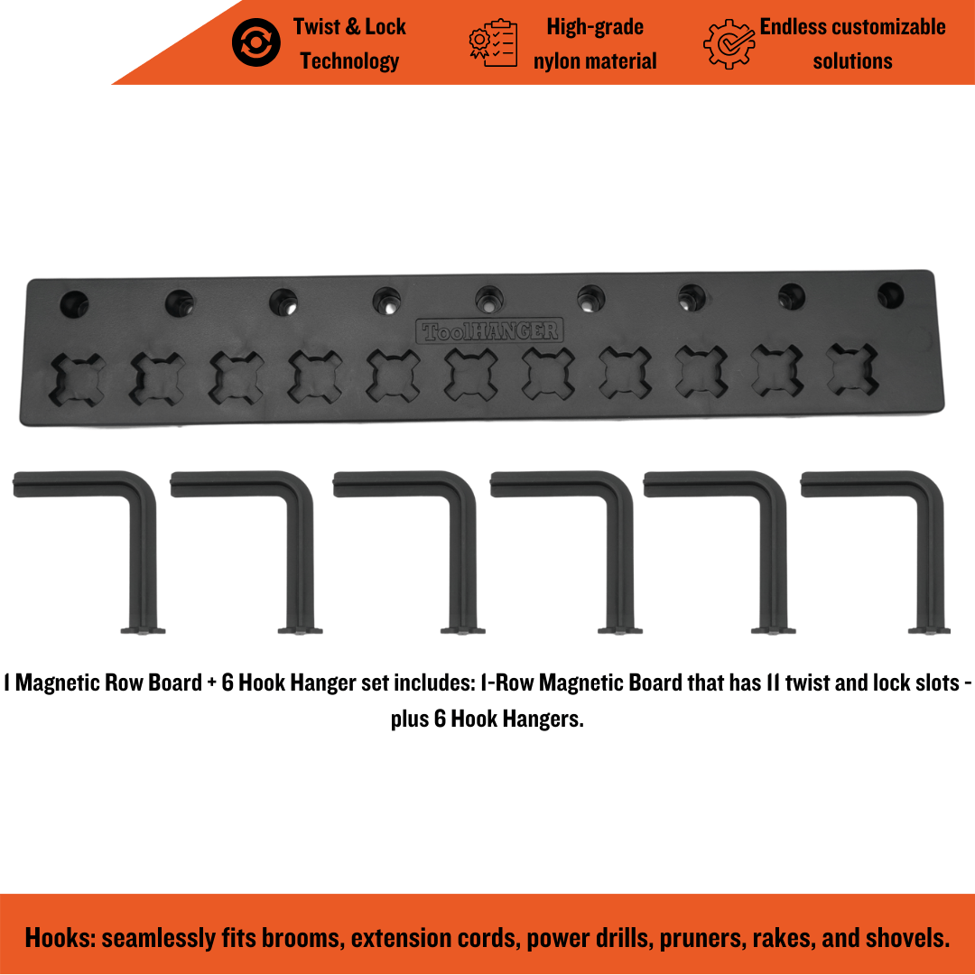 Toolbox Widget Magnetic Hook Vertical Hanger Kit